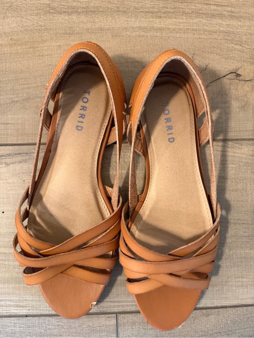 torrid Tan Strappy Open-Toe Sandals